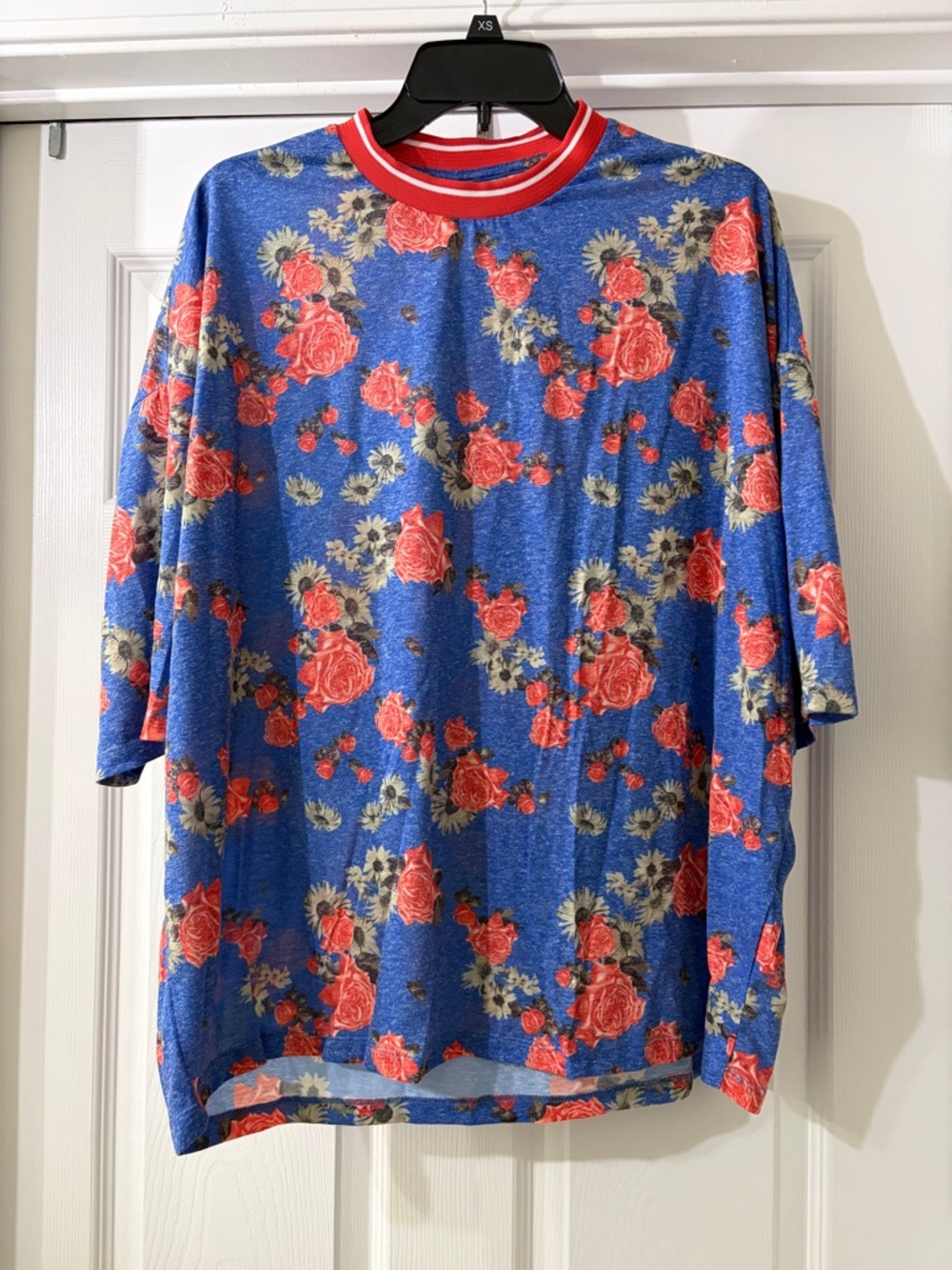 ASOS Men’s Floral Rose Lounge Oversized Shirt